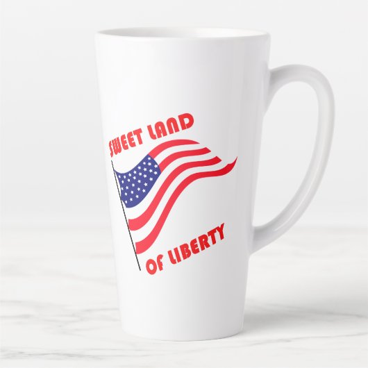 甘い自由の国 カフェラテマグ (右)