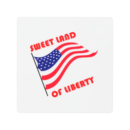 甘い自由の国 メタルプリント