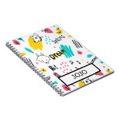 甘い色の手描き ノートブック (右側)