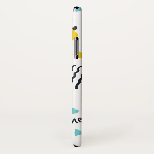 甘い色の手描き Case-Mate iPhoneケース (裏面/右)