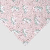 甘い花のユニコーンパターン 薄葉紙 (詳細)