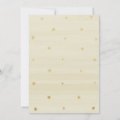 甘い花の女の子のベビーシャワー招待状 招待状 (裏面)