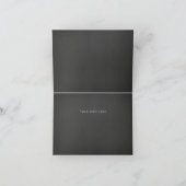 甘い花の黒板のサンキューカード サンキューカード (内部)