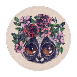 甘い花のLemur カッティングボード