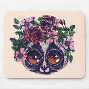 甘い花のLemur マウスパッド