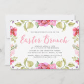 甘い花 |イースターブランチ招待状 招待状 (正面)