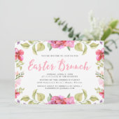 甘い花 |イースターブランチ招待状 招待状 (スタンド正面)