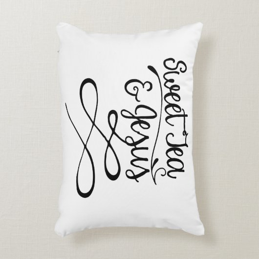 甘い茶及びイエス・キリスト アクセントクッション (正面(垂直))