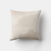 甘い茶色の水の色テディベアベビー クッション (裏面)