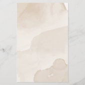 甘い茶色の水の色テディベア赤ちゃんシャワー (裏面)