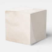 甘い茶色の水の色テディベア赤ちゃんシャワー フェイバーボックス (裏面サイド)