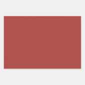 甘い茶色無地の色 ラッピングペーパーシート (正面3)