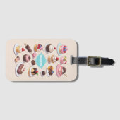 甘い荷物タグ ラゲッジタグ (正面横)