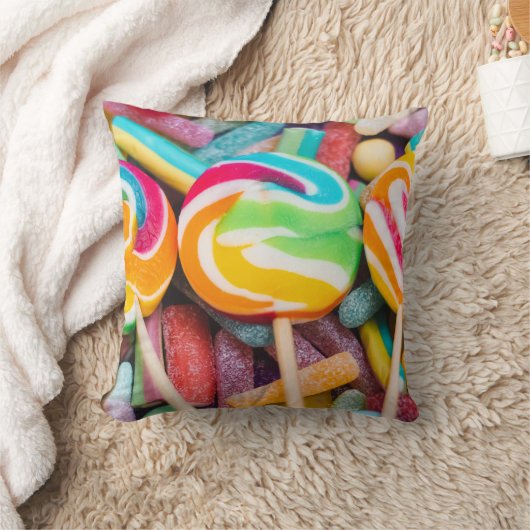 甘い菓子 クッション (ブランケット)
