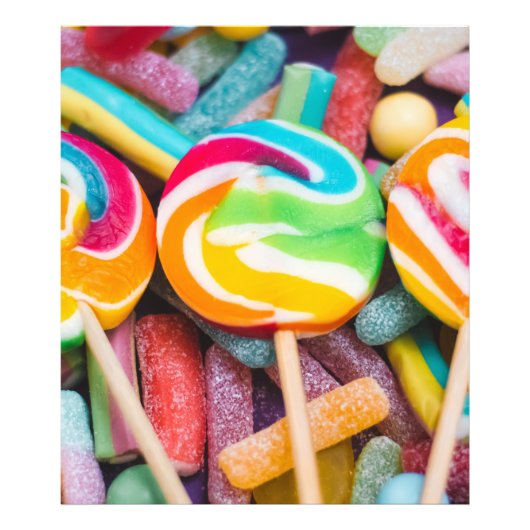 甘い菓子 フォトプリント            (正面)