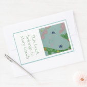 甘い蔵書票 長方形シール (封筒)