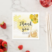 甘い蜂蜜と花ファースト誕生日 スタンダードカクテルナプキン (インサイチュ)