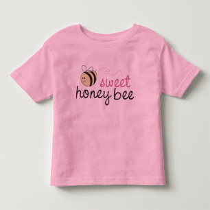 甘い蜂蜜の蜂 トドラーTシャツ