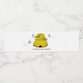 甘い蜂蜜蜂の巣の赤ちゃんシャワー水 ペットボトルラベル (シングルラベル)