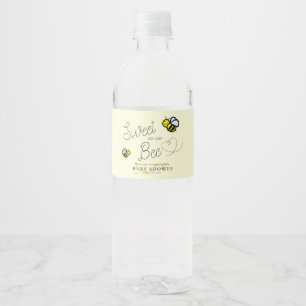 甘い蜂蜜蜂の黄色の赤ちゃんシャワー ペットボトルラベル