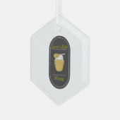 甘い蜂蜜 ガラスオーナメント (正面左)