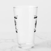 甘い蜜が入ってくる！ビー忙しバケツ漫画 タンブラーグラス (左)