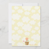 甘い蝶庭の誕生日のパーティの招待状 招待状 (裏面)