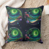 甘い装飾用クッションと宇宙デザイン クッション (ブランケット)