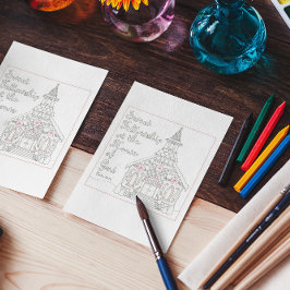 甘い親交ジンジャーパン教会の着色カード