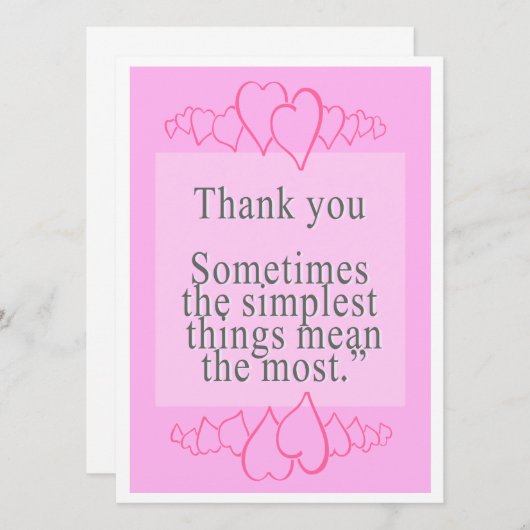 甘い言葉で「ありがとう」と伝える (正面/裏面)