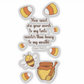 甘い言葉キャンディーコーン シール (正面)