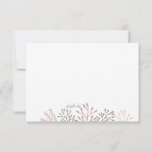 甘い記憶の死別のサンキューカード サンキューカード (裏面)