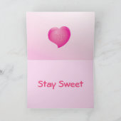 甘い話のハート シーズンカード (内部)