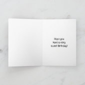 甘い誕生日カード |お誕生日ケーキ カード (内部)