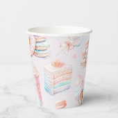 甘い誕生日パーティーパステルキャンディリンクリーム 紙コップ (裏面)