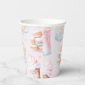甘い誕生日パーティーパステルキャンディリンクリーム 紙コップ (右)