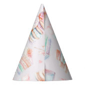 甘い誕生日パーティーマカロン、アイスクリーム パーティーハット (裏面)