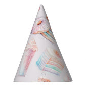 甘い誕生日パーティーマカロン、アイスクリーム パーティーハット (右)