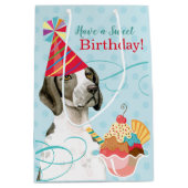 甘い誕生日ポインタ中抱き枕 ミディアムペーパーバッグ (正面)