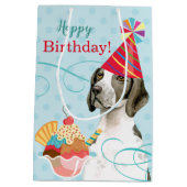 甘い誕生日ポインタ中抱き枕 ミディアムペーパーバッグ (裏面)