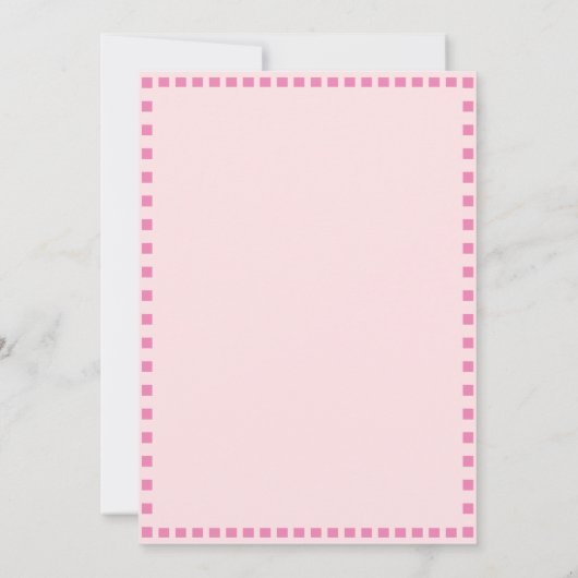 甘い誕生日不気味。 招待状 (裏面)