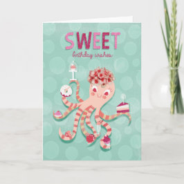 甘い誕生日 カード