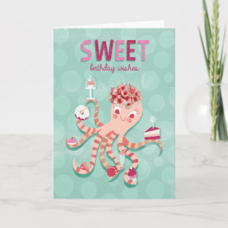 甘い誕生日 カード