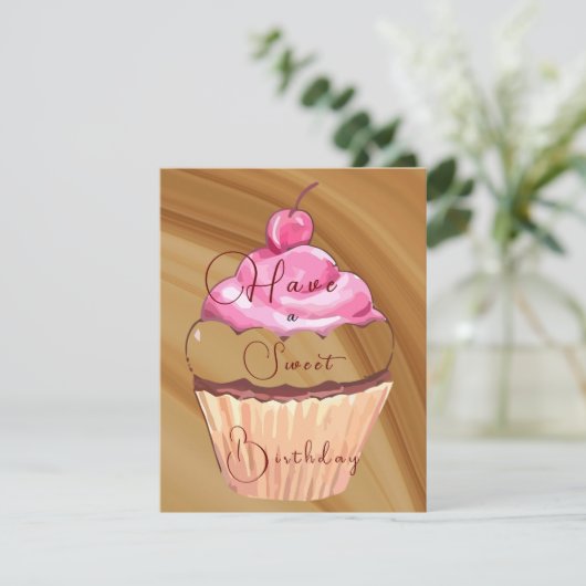 甘い誕生日 カード (スタンド正面)