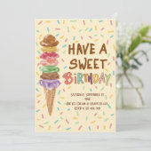 甘い誕生日 招待状 (スタンド正面)