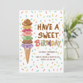 甘い誕生日 招待状 (スタンド正面)