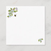 甘い調和：水の色りんごとビー エンクロージャーカード (裏面)