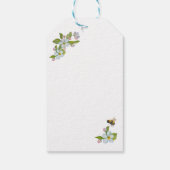 甘い調和：水の色りんごとビー ギフトタグ (裏面)