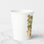 甘い調和：水の色りんごとビー 紙コップ (右)