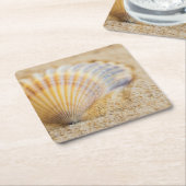 甘い貝殻 スクエアペーパーコースター (アングル)